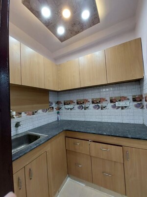 Kitchen in 1 BHK Builder Floor at Khirki Extension – for Rent