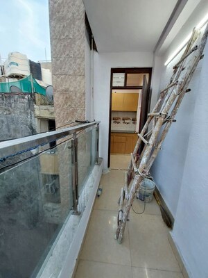 Balcony in 1 BHK Builder Floor at Khirki Extension – for Rent