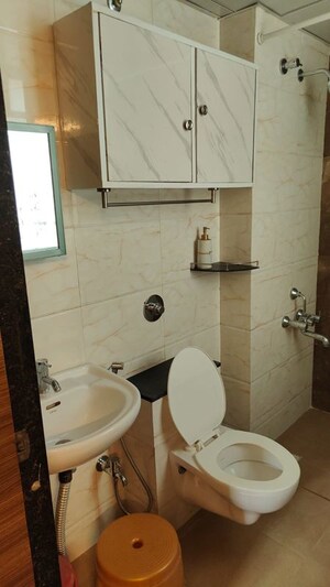 Bathroom in 2 BHK Apartment at Mittal High Mont, Hinjewadi – for Rent