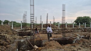 Plot Area in 3 BHK Villa at Indresham – for Sale