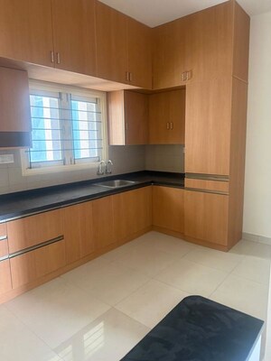 Kitchen in 3 BHK Apartment at Vaishnavi Splendour, New Bel Road – for Rent