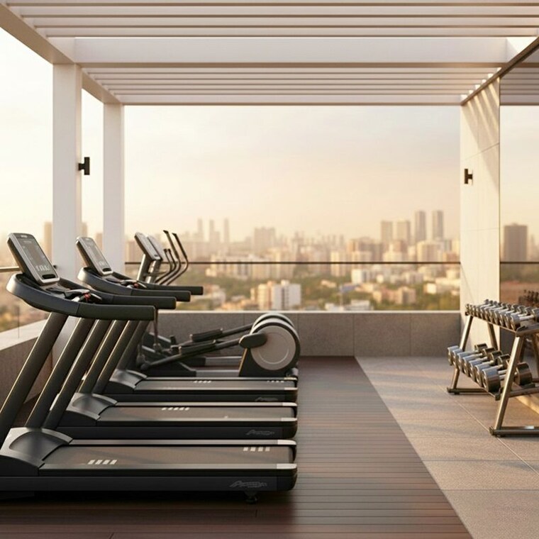 Gym, shelton-elite 4 Bedroom 1773 Sq.Ft. Apartment In Vile Parle West Mumbai 10481353