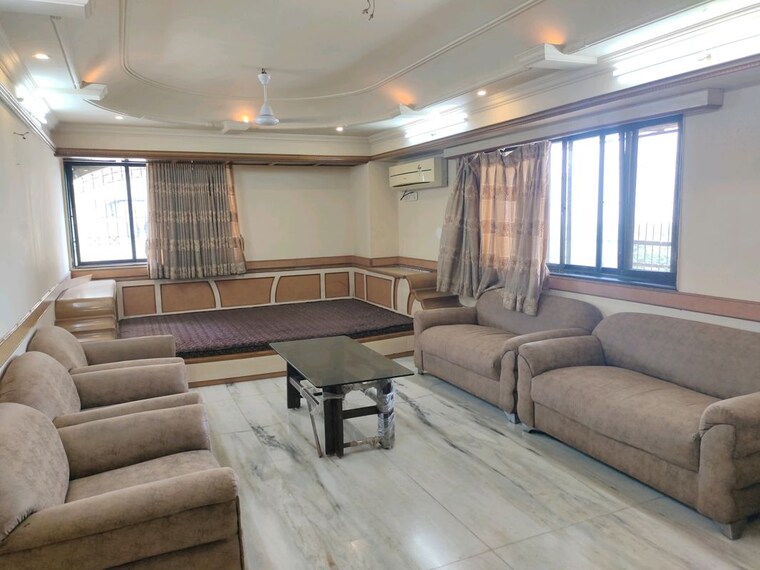 Living Room, sagar-darshan-towers 3 Bedroom 1700 Sq.Ft. Apartment In Nerul Navi Mumbai 10548946