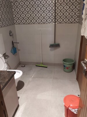 Bathroom in 4 BHK Builder Floor at Chattarpur – for Rent