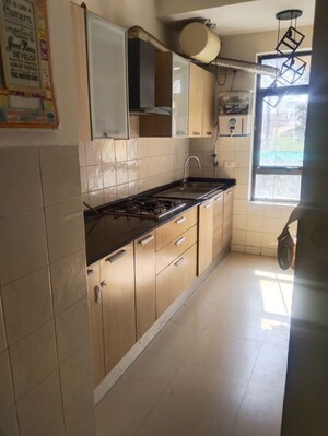 Kitchen in 3 BHK Apartment at Unitech Fresco, Sector 50 – for Rent