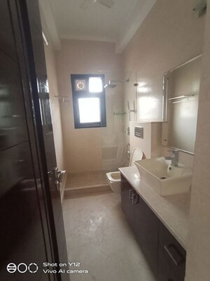 Bathroom in 3 BHK Builder Floor at Greater Kailash I – for Rent