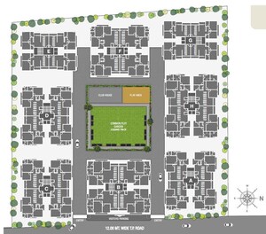 Master Plan in 3 BHK Apartment at Uma Silver Sky, Harni – for Sale