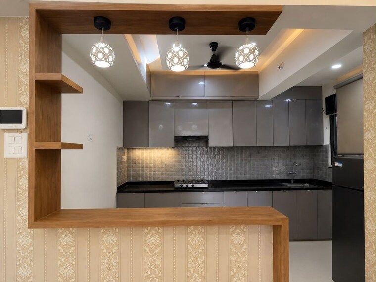 Kitchen, krisala-41-elite 2 Bedroom 750 Sq.Ft. Apartment In Tathawade Pune 10549177