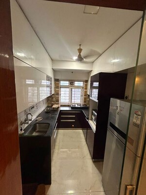 Kitchen in 3 BHK Apartment at S Raheja Hari Bhavan, Khar West – for Rent