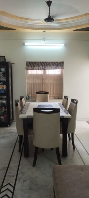 Dining area in 4 BHK Independent House at Memnagar – for Sale