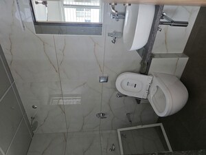 Bathroom in 3 BHK Apartment at Prathamesh Sanskruti, Navi Peth – for Rent