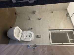 Bathroom in 3 BHK Apartment at Prathamesh Sanskruti, Navi Peth – for Rent