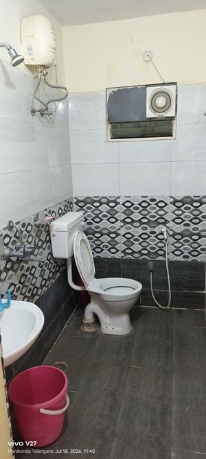 Bathroom in 2 BHK Apartment at Chitrapuri Colony, Manikonda – for Rent