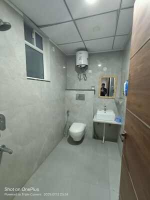 Bathroom in 3 BHK Apartment at Tulip Green Palm, Durgapura – for Rent