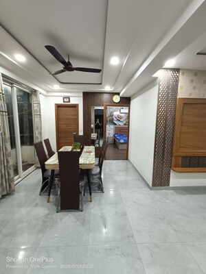 Dining area in 3 BHK Apartment at Tulip Green Palm, Durgapura – for Rent