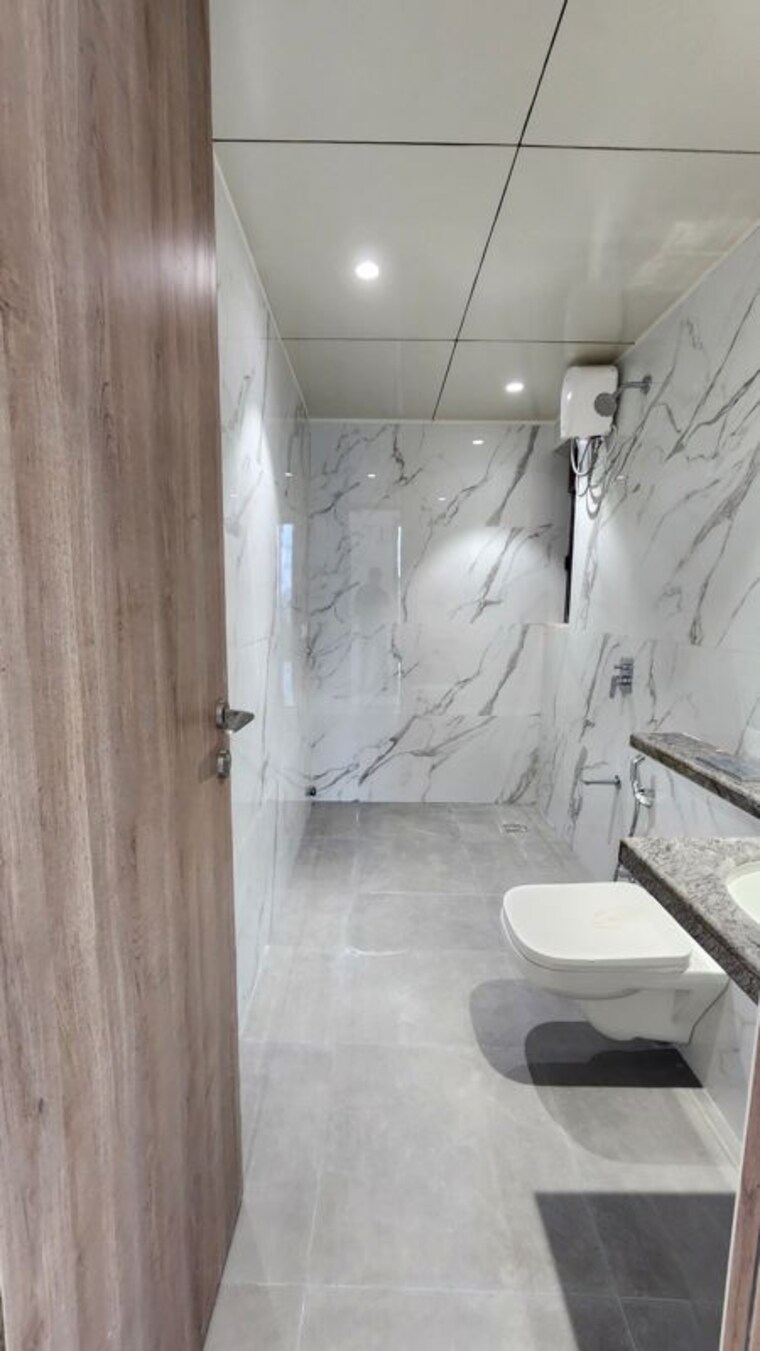 Bathroom, one-meraki 3 Bedroom 1400 Sq.Ft. Apartment In Chembur Mumbai 10549394