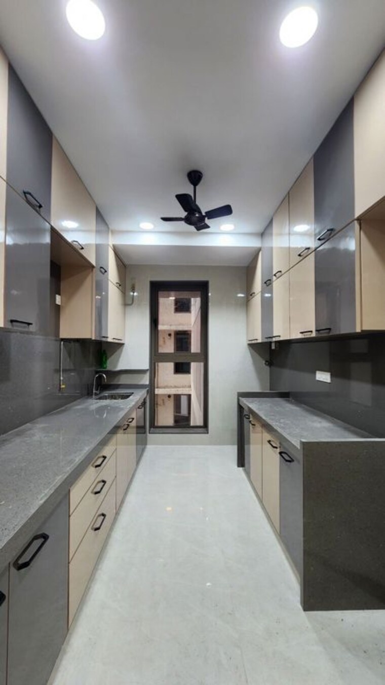 Kitchen, one-meraki 3 Bedroom 1400 Sq.Ft. Apartment In Chembur Mumbai 10549394