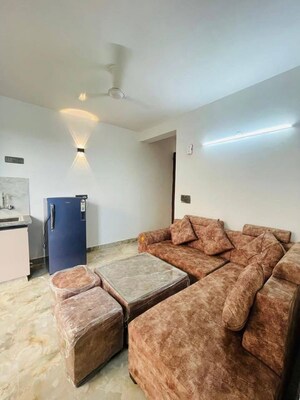 Living Room in 1 BHK Builder Floor at Saket – for Rent