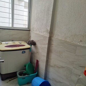 Bathroom in 2 BHK Apartment at Shubhlaksh Residency, Wakad – for Rent
