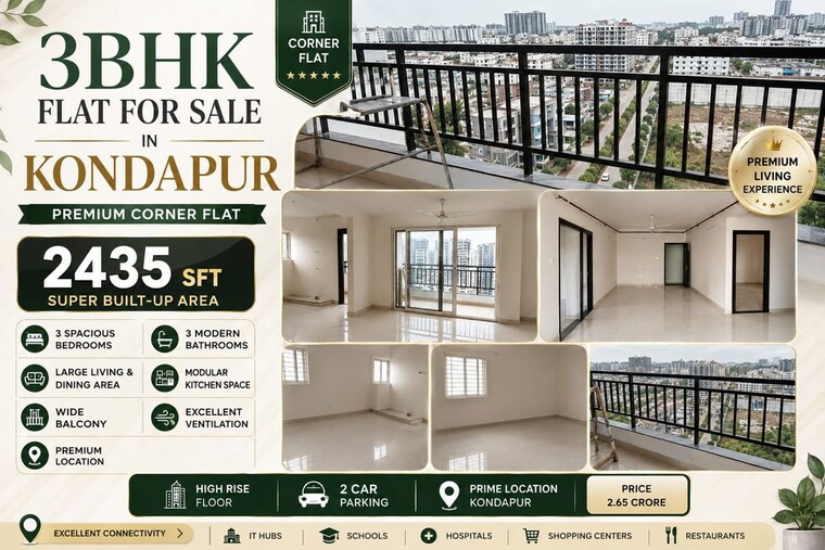 Exterior View, smr-vinay-iconia-hyderabad 3 Bedroom 2435 Sq.Ft. Apartment In Kondapur Hyderabad 10549416