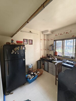 Living Room in 1 BHK Apartment at Puranik City, Kasarvadavali – for Rent