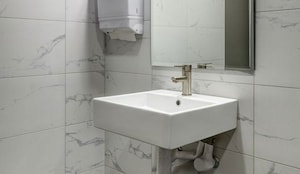 Bathroom in  Office Space at Jb Nagar – for Rent