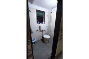 Bathroom in 1 BHK Apartment at Sanskruti CHS Kamothe, Kamothe – for Sale