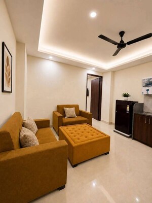 Living Room in 1 BHK Apartment at Saket – for Rent
