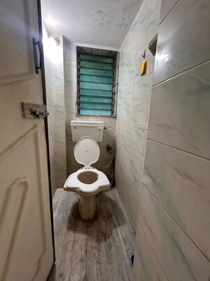 Bathroom in 1 BHK Apartment at Eff Jumbo Darshan CHS, Andheri East – for Rent