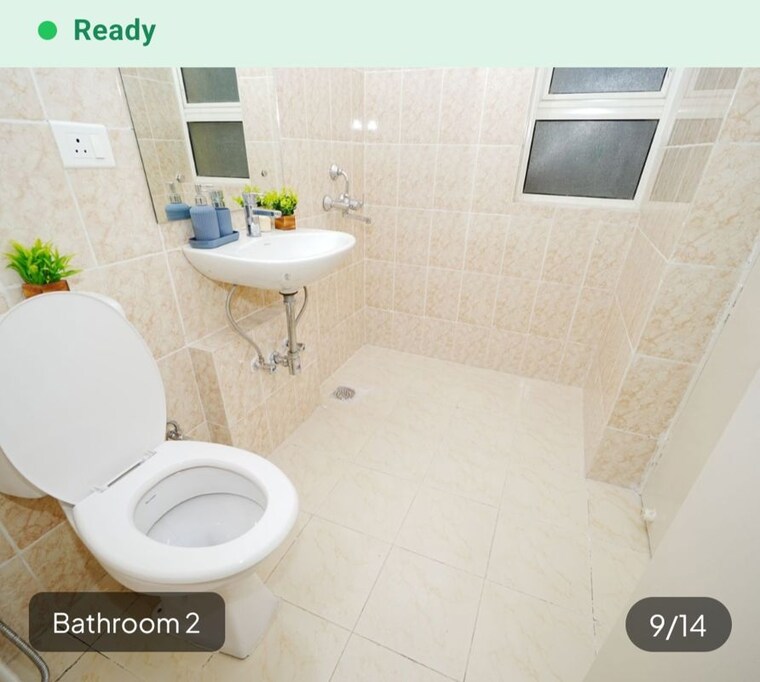 Bathroom, sare-home 3 Bedroom 1350 Sq.Ft. Apartment In Sector 92 Gurgaon 10549526