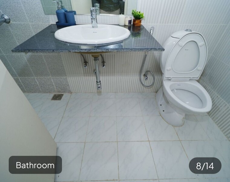 Bathroom, sare-home 3 Bedroom 1350 Sq.Ft. Apartment In Sector 92 Gurgaon 10549526