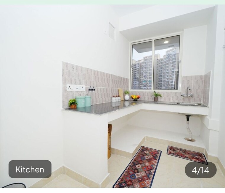 Kitchen, sare-home 3 Bedroom 1350 Sq.Ft. Apartment In Sector 92 Gurgaon 10549526