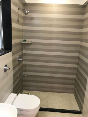 Bathroom in 2 BHK Apartment at Divine Aspen Garden, Goregaon East – for Rent