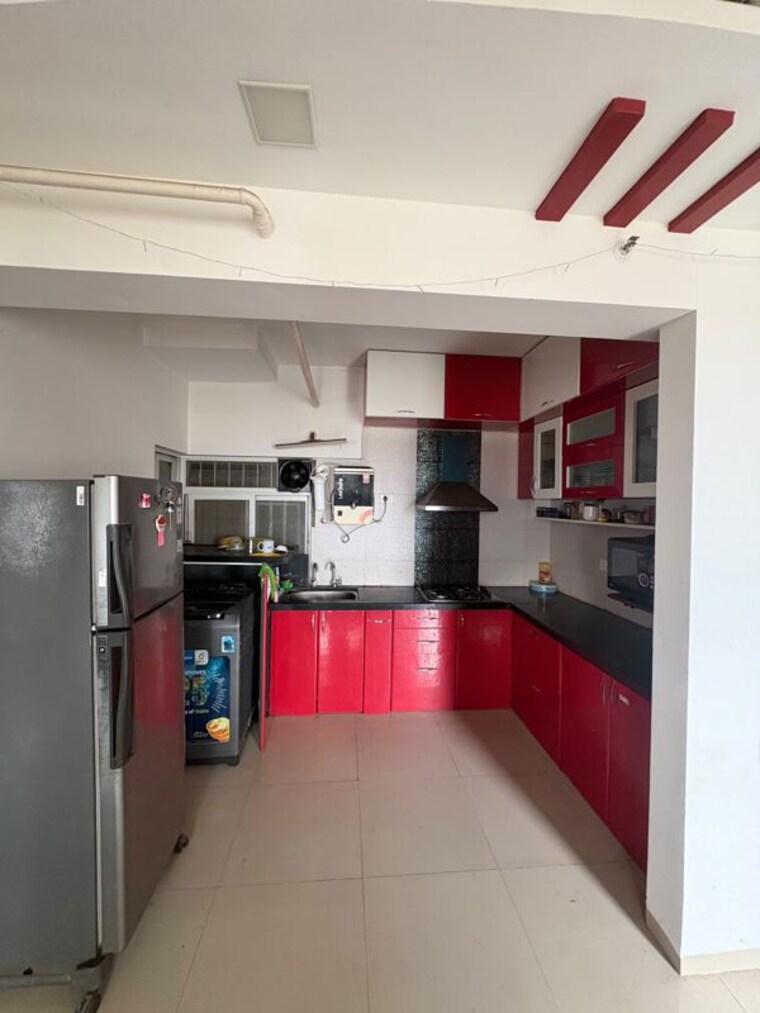 Kitchen, skyi-songbirds 1 Bedroom 500 Sq.Ft. Apartment In Bavdhan Pune 10549571