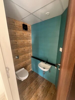 Bathroom in 1 BHK Apartment at Lodha Crown Quality Homes, Majiwada – for Rent
