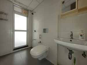 Bathroom in 3 BHK Apartment at Godrej Emerald, Ghodbunder Road – for Rent