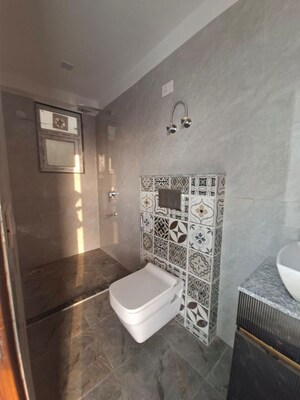 Bathroom in 2 BHK Builder Floor at Chattarpur – for Rent