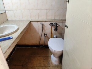 Bathroom in 2 BHK Apartment at Ahuja Harbour Estate , Nerul Sector 19a – for Rent