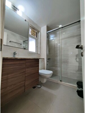 Bathroom in 3 BHK Apartment at DLF Park Place, Sector 54 – for Rent