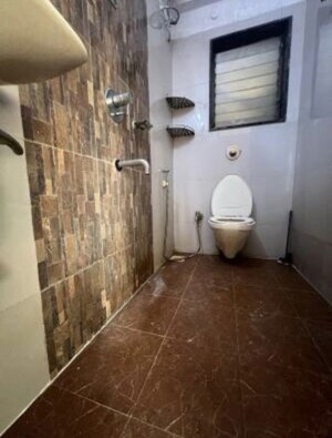 Bathroom in 1 BHK Apartment at Shree Nandanvan homes, Kalwa – for Rent