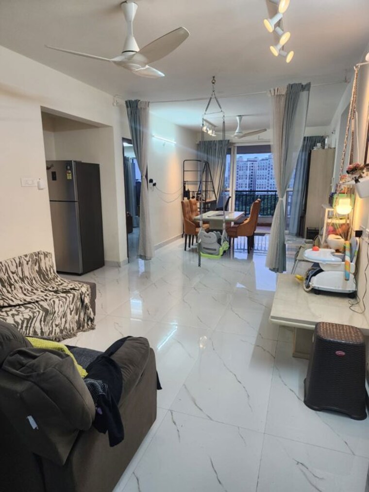 Living Room, rks-oxygen-homes 3 Bedroom 2015 Sq.Ft. Apartment In Gajularamaram Hyderabad 10549643