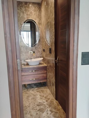 Bathroom in 4 BHK Builder Floor at Dlf Phase I – for Rent