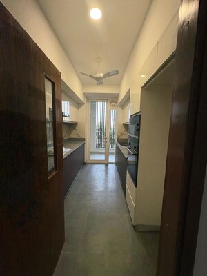 Kitchen in 4 BHK Builder Floor at Dlf Phase I – for Rent
