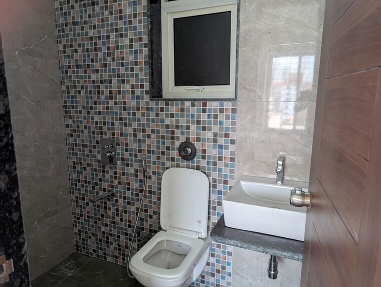 Bathroom, linux-bonheur 3 Bedroom 1000 Sq.Ft. Apartment In Wakad Pune 10549907