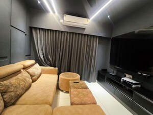 Living Room in 4 BHK Apartment at Ambience Courtyard, Manikonda – for Rent