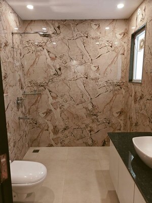 Bathroom in 3 BHK Builder Floor at Palam Vihar – for Rent