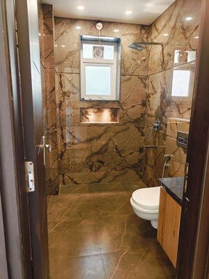 Bathroom in 3 BHK Builder Floor at Palam Vihar – for Rent