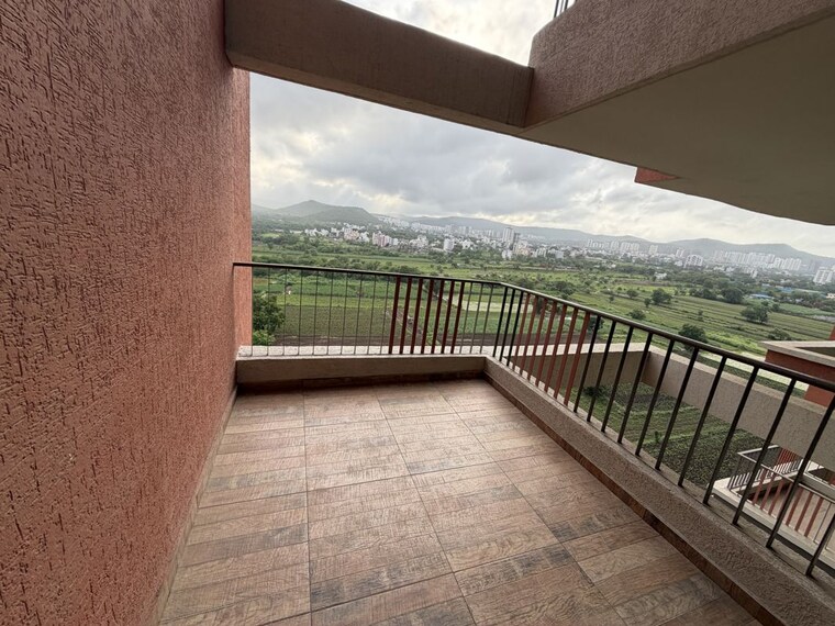 Balcony, shapoorji-pallonji-sensorium 2 Bedroom 850 Sq.Ft. Apartment In Hinjewadi Pune 10549956