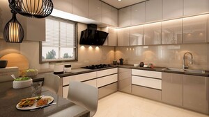 Kitchen in 3 BHK Builder Floor at Sector 49 – for Sale
