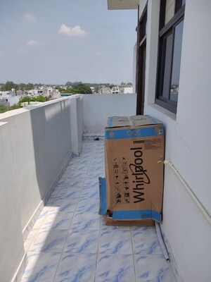 Balcony in 2 BHK Builder Floor at Eldeco Tiraha Ganga Vihar, Gomti Nagar – for Rent